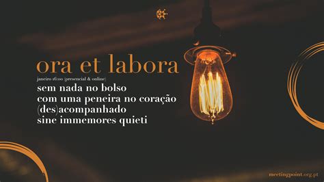 ora et labora - Meeting Point