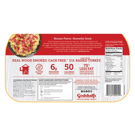 Original Turkey Bacon - Godshall's - Real Wood Smoked Meats Since 1945