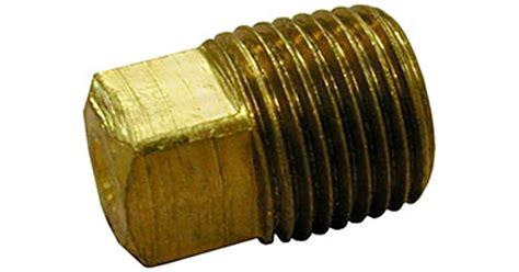 Jones Stephens B74306LF *CVR* 1 BRONZE SQ HEAD SOLID PLUG L | Ferguson Home