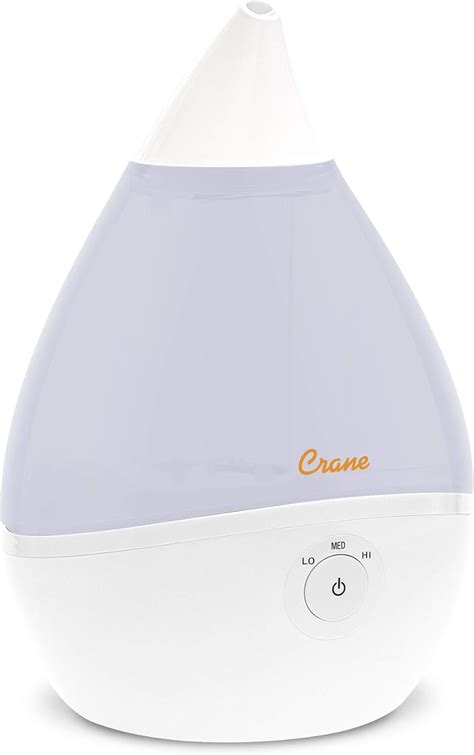 Buy Crane Droplet Ultrasonic Cool Mist Humidifier, 0.5 Gallon, 250 Sq ...