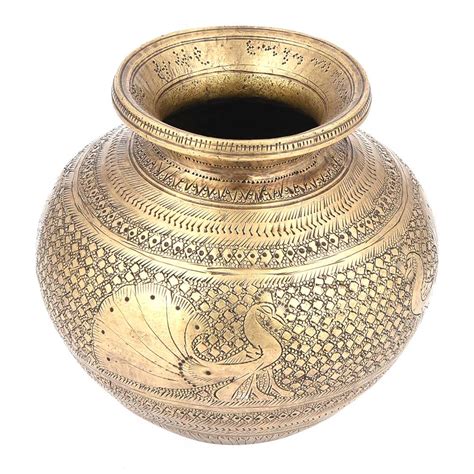 Indian Spiral Lota Water Vessel