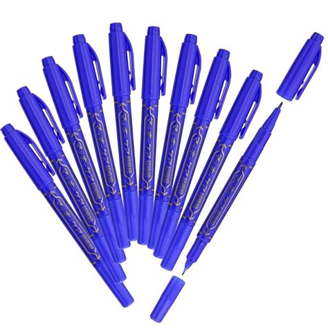 Zebra P-YYTH3-R Mackey Care Permanent Marker, Ultra Fine, Red (Blue ...