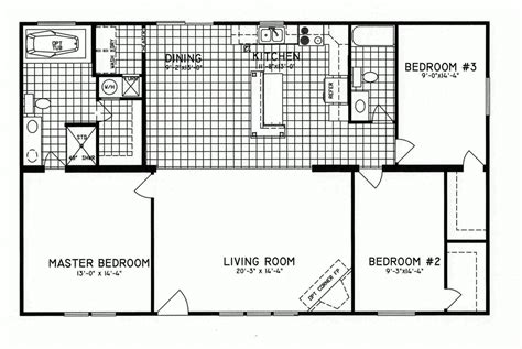 Famous Inspiration 24+ 3 Bedroom Mobile Home Floor Plan