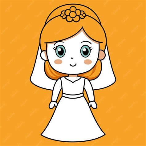 Cartoon Vector Bride 的图像结果