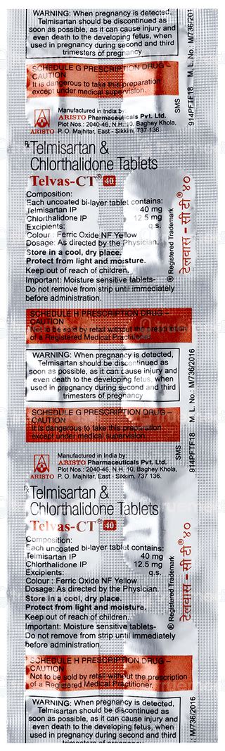 Telvas Ct 40 Tablet 10: Uses, Side Effects, Price & Substitutes