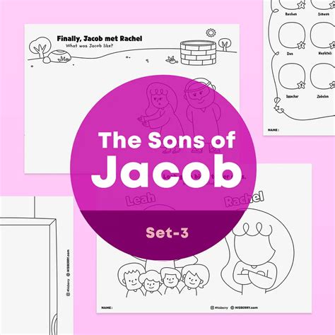 Jacob And Leah And Rachel Coloring Pages