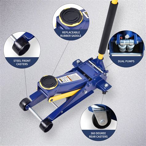 Snapklik.com : Floor Jack,Heavy Duty 3 Ton Floor Jack,Low Profile ...