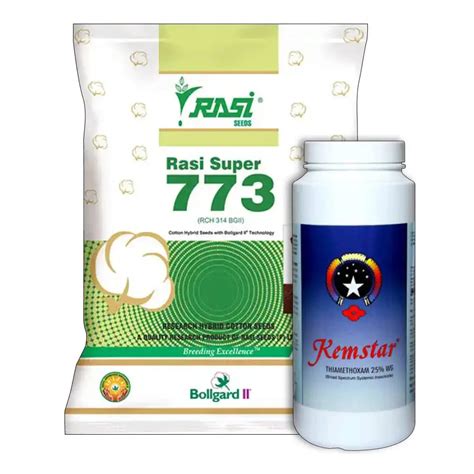 Rasi RCH 773 Cotton Seeds + Sumitomo Kemstar Insecticide Combo ...