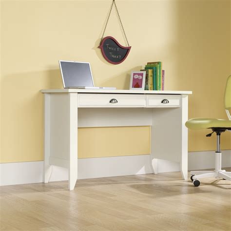 Small White Computer Desk 的图像结果