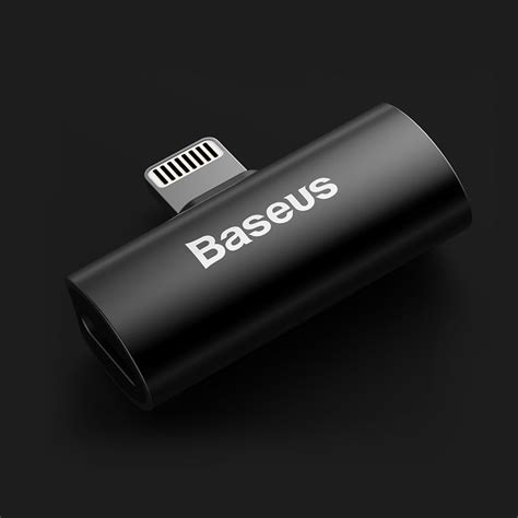 Baseus L46 Ip Male To Dual Ip Female Audio Connector Splitter Adapter ...