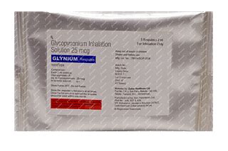 Glynium 25 MCG Respules 2 ML Pack Of | Order Glynium 25 MCG Respules 2 ...