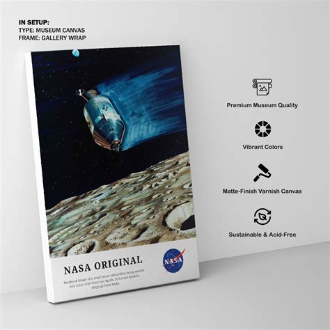 Small Lunar Subsatellite, NASA Art Posters – Dessine Art