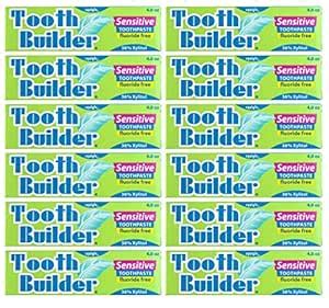 Buy Squigle Tooth Builder Sensitive Toothpaste (4.4 oz/12 Pack) 12 pack ...