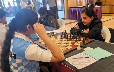 49th National Women 2023 R1: Suryanshi denies Isha a full point ...