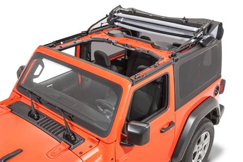 Sailcloth Soft Top Kit With Tinted Windows For Jeep Wrangler JL 2018-2025 2-Door | Somar 4X4 ...
