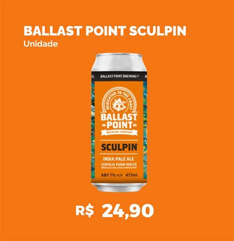 Ballast Point Sculpin IPA unidade - Lata 473ml - Prussia Bier - Loja ...