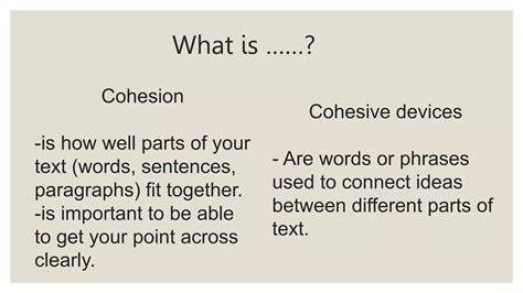 Using Cohesive Devices.pptx | Education