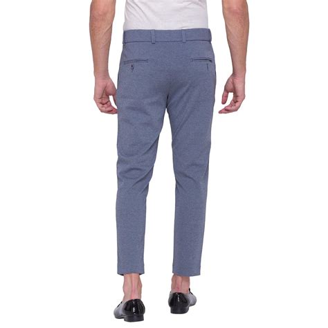 Being Human Men Cropped Fit Chino-Lt.Navy