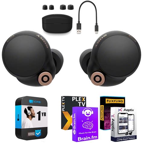 Sony WF-1000XM4 Truly Wireless Earbuds Black Bundle | Ubuy India