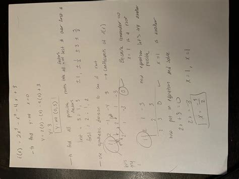 The function below has at least one rational root. Find the y-intercept ...