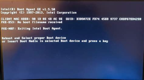 Image result for Initializing Intel Boot Agent GE V1.3 81