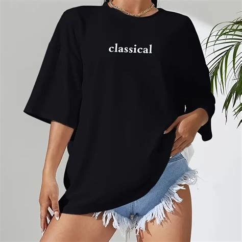 Shop Black Chest Print Graphic Tshirt - for Women | OUTZIDR | Gen-Z Style