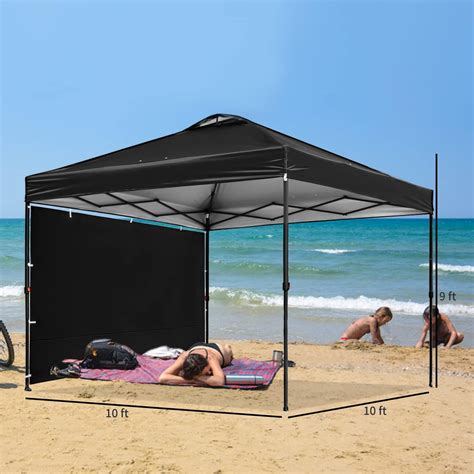 Buy Tunbne 10x10 Pop Up Canopy Tent with Sidewalls Outside Outdoor 1 ...