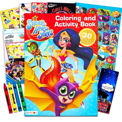 Buy DC Super Hero Girls Coloring Books for Kids, Girls - Bundle with ...