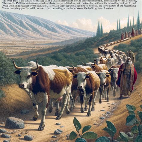 What does 1 Samuel 6:12 mean? | Bible Art