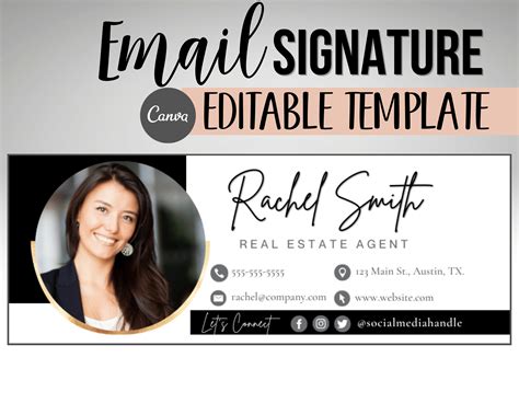 Email Signature Business Card Template