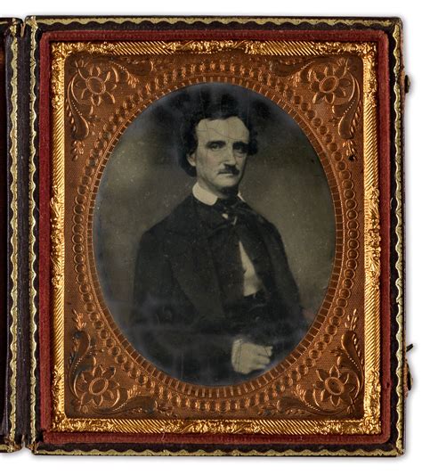 Sixth-plate tintype after a daguerrotype of Edgar Allan Poe, circa 1849-50s | American fine art ...