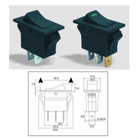 Rocker Switches - DPST Rocker Switches NRS 406 Series Manufacturer from ...