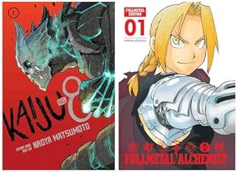 FULLMETAL ALCHEMIST: FULLMETAL EDITION, VOL. 1 & Kaiju No. 8, Vol. 01 ...