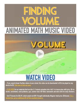 Image result for Volume Math Problems Song