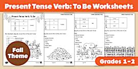 The Verb Be Worksheet for K-2nd Grade
