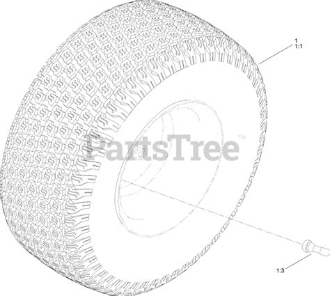 Toro 75748 - Toro 42" TimeCutter Zero-Turn Mower (SN: 400000000 - 999999999) Rear Tire Assembly ...