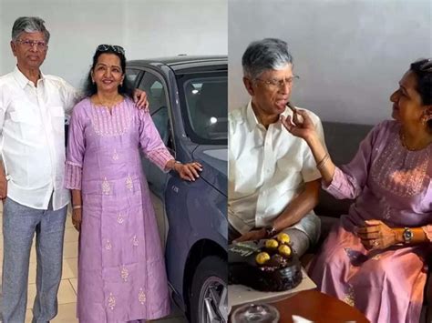 Veteran director S.A. Chandrasekhar surprises wife with luxury sedan on ...