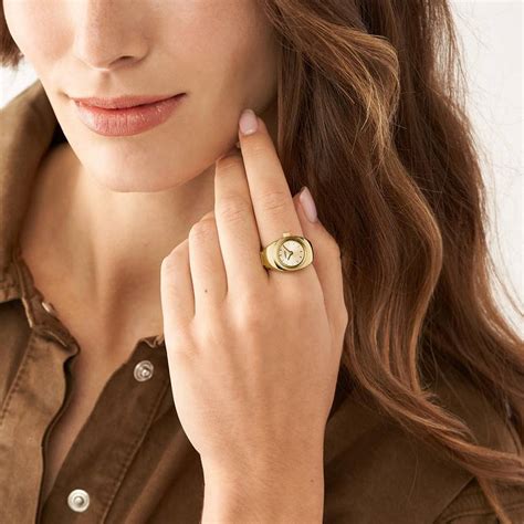 FOSSIL Ring Watch Analog Watch - For Women - Buy FOSSIL Ring Watch ...