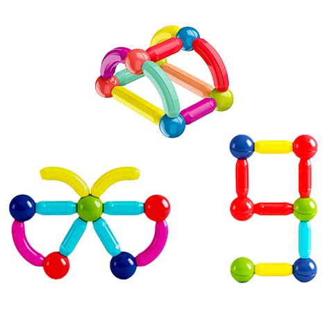 VGRASSP Magnetic Stick Building Blocks Set for Kids - Creative STEM Toy ...