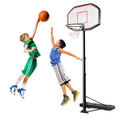 Buy Portable Basketball Hoop 10 Ft Adjustable Height - Giantex – Giantexus