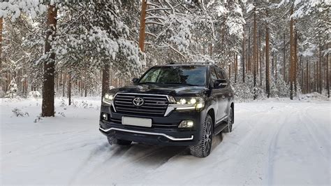 Download wallpaper toyota, winter forest, LC 200, section toyota in ...