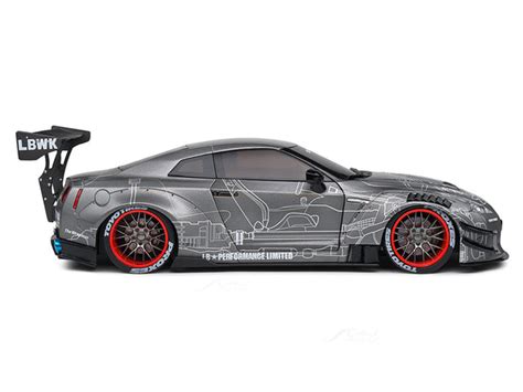 Nissan GT-R Skyline R35 Liberty Walk Body Kit 2.0 1:18 Solido licensed ...