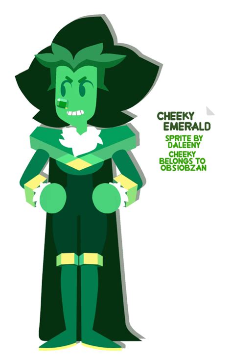 Cheeky Emerald (Commission) by Daleeny on DeviantArt | Steven universe ...