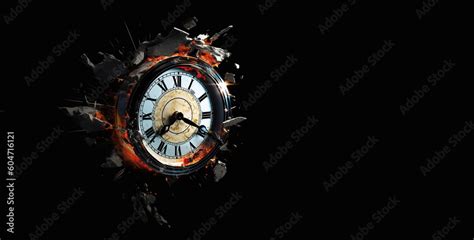 Image result for Time Machine Clock Exploding