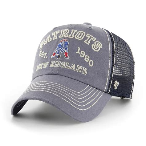 Men's New England Patriots Decatur '47 Brand Clean Up Cap