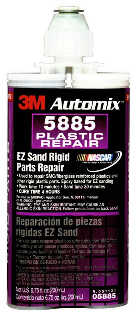 3M™ Automix™ EZ Sand Rigid Parts Repair, 05885, 200 mL Cartridge, 6 per case