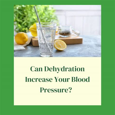 Can Dehydration Cause High Blood Pressure?