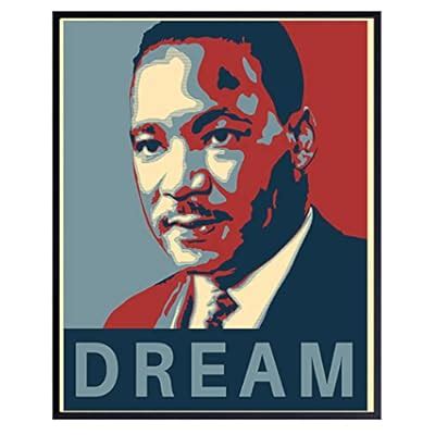 YELLOWBIRD ART & DESIGN Martin Luther King Obama Wall Art - 8x10 Dream ...