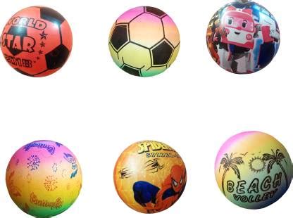 AutoVHPR Pack of 6 Very Light Weight Rubber Footballs for Small Kids ...