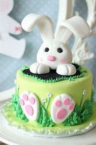 Image result for Easter Bunny Log Cake
